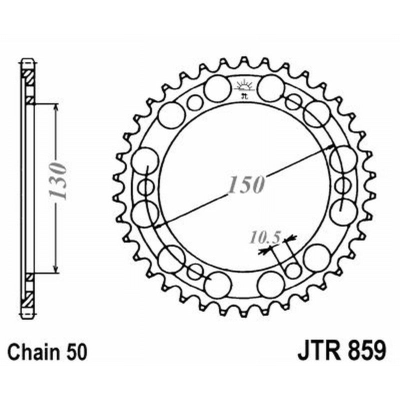 Jt Crown Jt 859 Z48 teeth JTR859.48