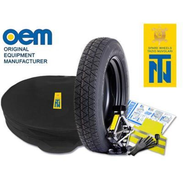 Tazio Nuvolari Rueda de repuesto coche 125/80R16 Acero