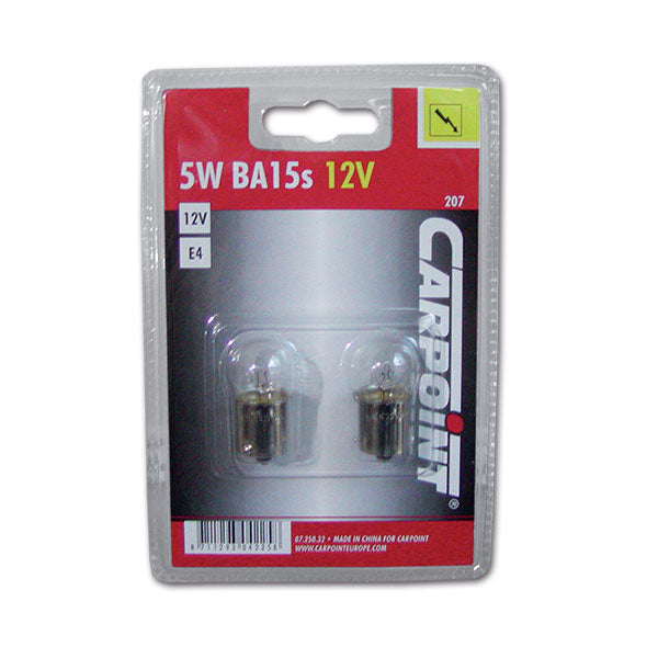 Pair of BA15s 5W 12V LMA5011 bulbs