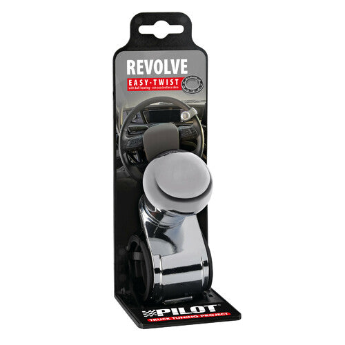 Pilot Revolve, pomo de volante de aluminio cromado, soporte cromado