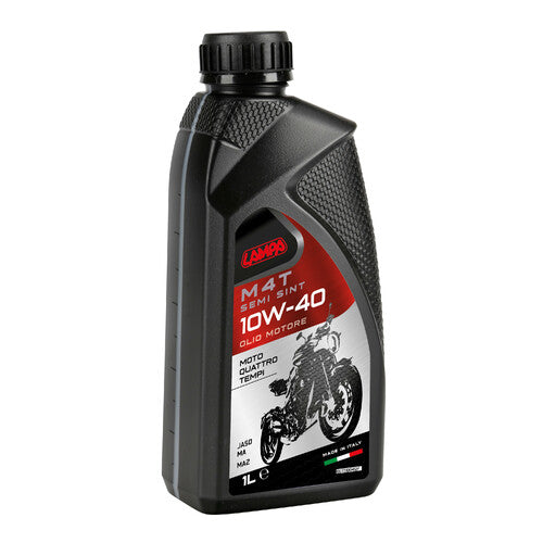 Aceite de motor para motocicletas de 4 tiempos Lampa M4T Semi Sint 10W-40 - 1 L 00412