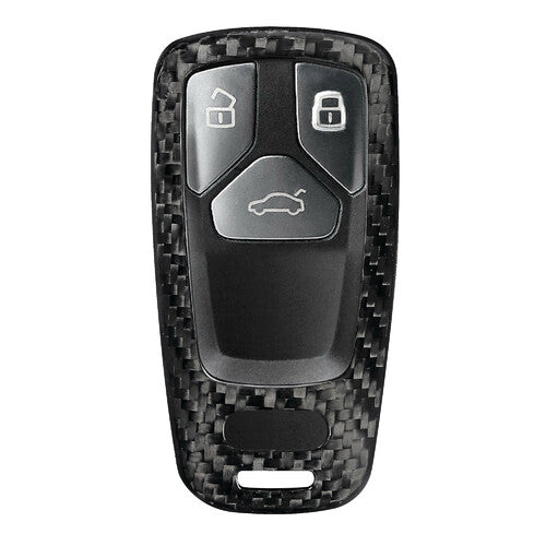 Carbon Fiber Car Key Cover Lamp, Single Pack - - Audi - 3