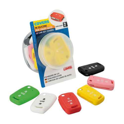 Car Key Covers, 20-Piece Dispenser - Seat, Skoda, Volkswagen - 2