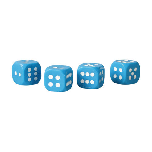 Juego de 4 tapones de válvula Pilot California-Dices, color azul