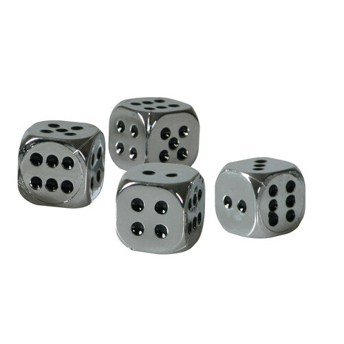 Pilot California-Dices, 4er-Set Ventilkappen – Chrom