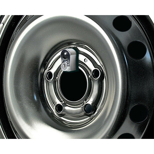 Anti-theft nut for spare wheel