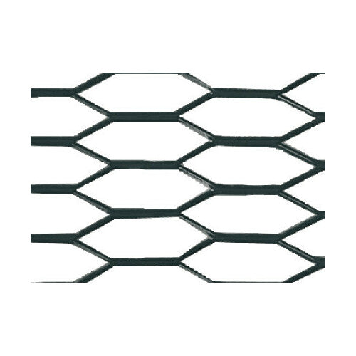 Pilot Racing Grill - Hexagon 8x25 mm - 100x33 cm - Nero anodizzato