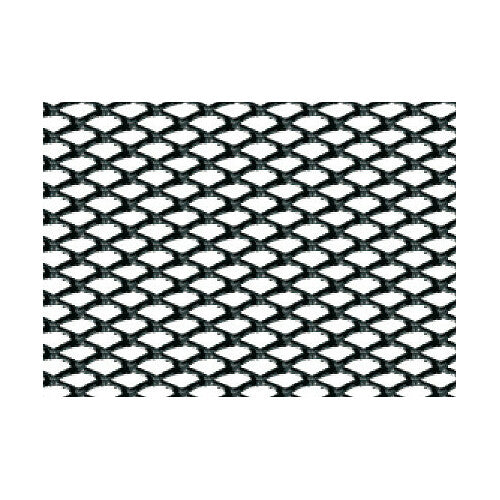 Pilot Racing Grill - Rombo fine 2x4 mm - 120x20 cm - Nero anodizzato