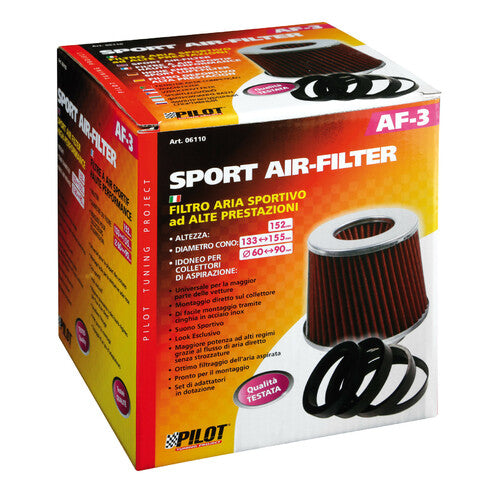 Pilot AF-3, Filtro aria conico