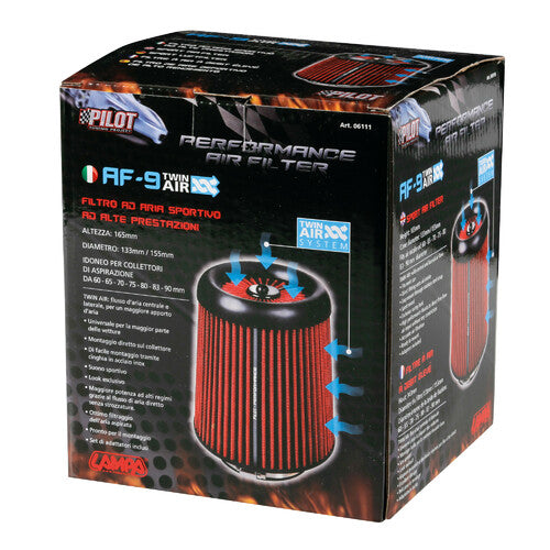Filtro de aire cónico Pilot AF-9