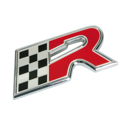 Emblema Pilot 3D cromado bicolor - R-Flag