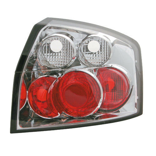 Pilot Coppia fanali posteriori - compatibile per Audi A4 (11/00-12/04) - Cromo