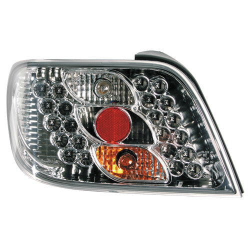 Pilot Coppia fanali posteriori LED - compatibile per Citron Xsara (4/97-12/05) - Cromo