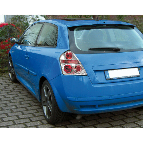 Par de luces traseras de piloto - Compatible con Fiat Stilo (10/01>) - Cromadas