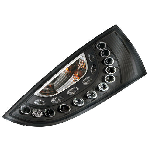 Par de luces traseras LED Pilot - Compatible con Ford Focus (10/98-12/04) - Negro