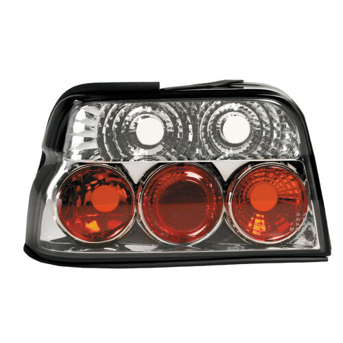 Pilot Coppia fanali posteriori - compatibile per Ford Escort Mk5 (9/92-1/95) - Cromo