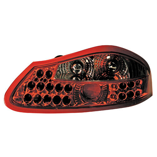Par de luces traseras LED Pilot - Compatible con Porsche Boxster (9/96-10/04) - Rojo