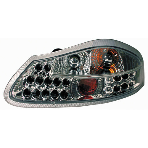 Par de luces traseras LED Pilot - Compatible con Porsche Boxster (9/96-10/04) - Cromadas