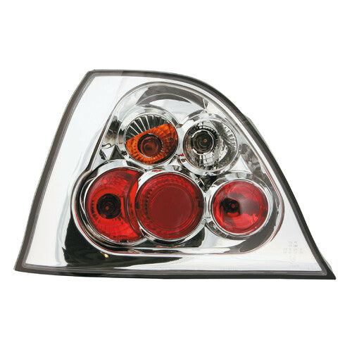 Par de luces traseras de piloto - Compatible con Rover 200/25 - MG ZR (11/95-5/05) - Cromadas
