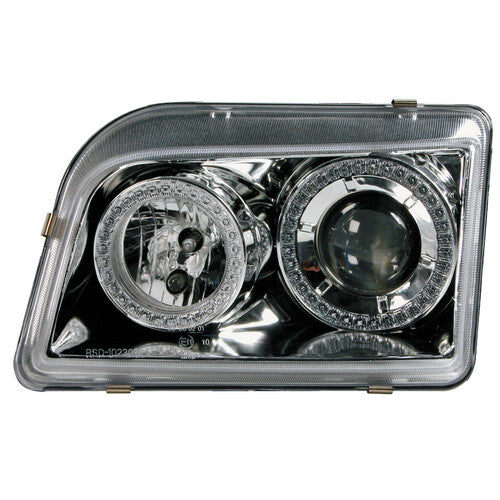 Pilot Angel Eyes Scheinwerfer – Kompatibel mit Renault Clio (9/90–2/96) – Chrom