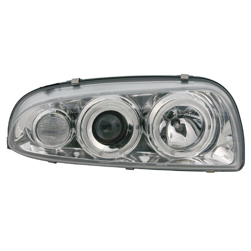 Pilot Angel Eyes Scheinwerferpaar – Kompatibel mit Ford Fiesta IV (8/951/02) – Chrom