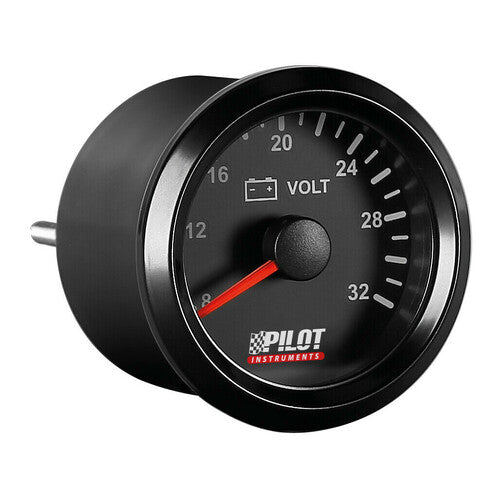 Medidor analĂłgico Pilot Black, voltĂmetro - 2 (52 mm)