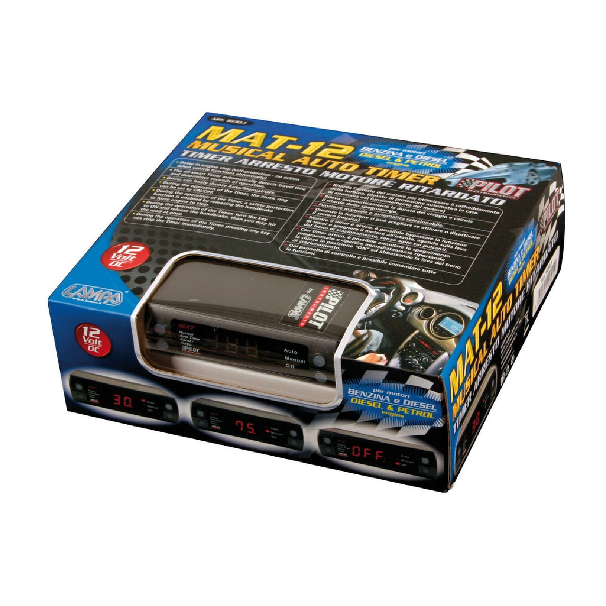 Pilot MAT-12 - Timer arresto motore, 12V