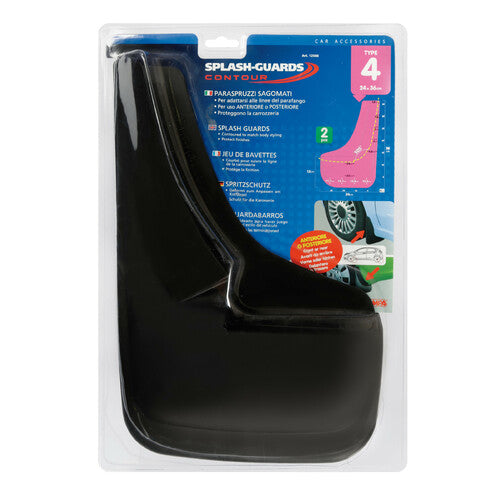 Lampa Splash-Guards Contour, paraspruzzi sagomati - Type 4