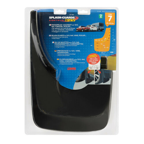 Lampa Splash-Guards Contour, paraspruzzi sagomati - Type 7 12512