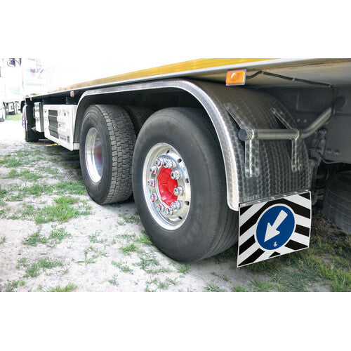 Pair of PVC Truck Mud Flaps - 40x30 cm
