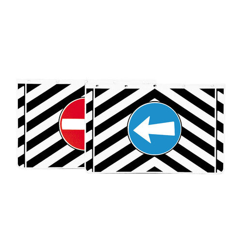 Pair of PVC Truck Mud Flaps with Signals - 60x40 cm