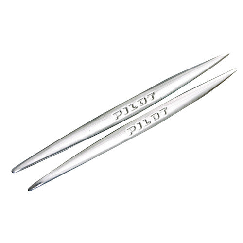 Pilot Chrome Decos, decoraciones adhesivas cromadas, 2 piezas - 290 mm