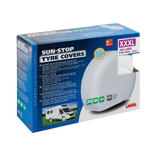 Sun-Stop Lamp, Wheel Protective Covers, 2 pcs - XXXL