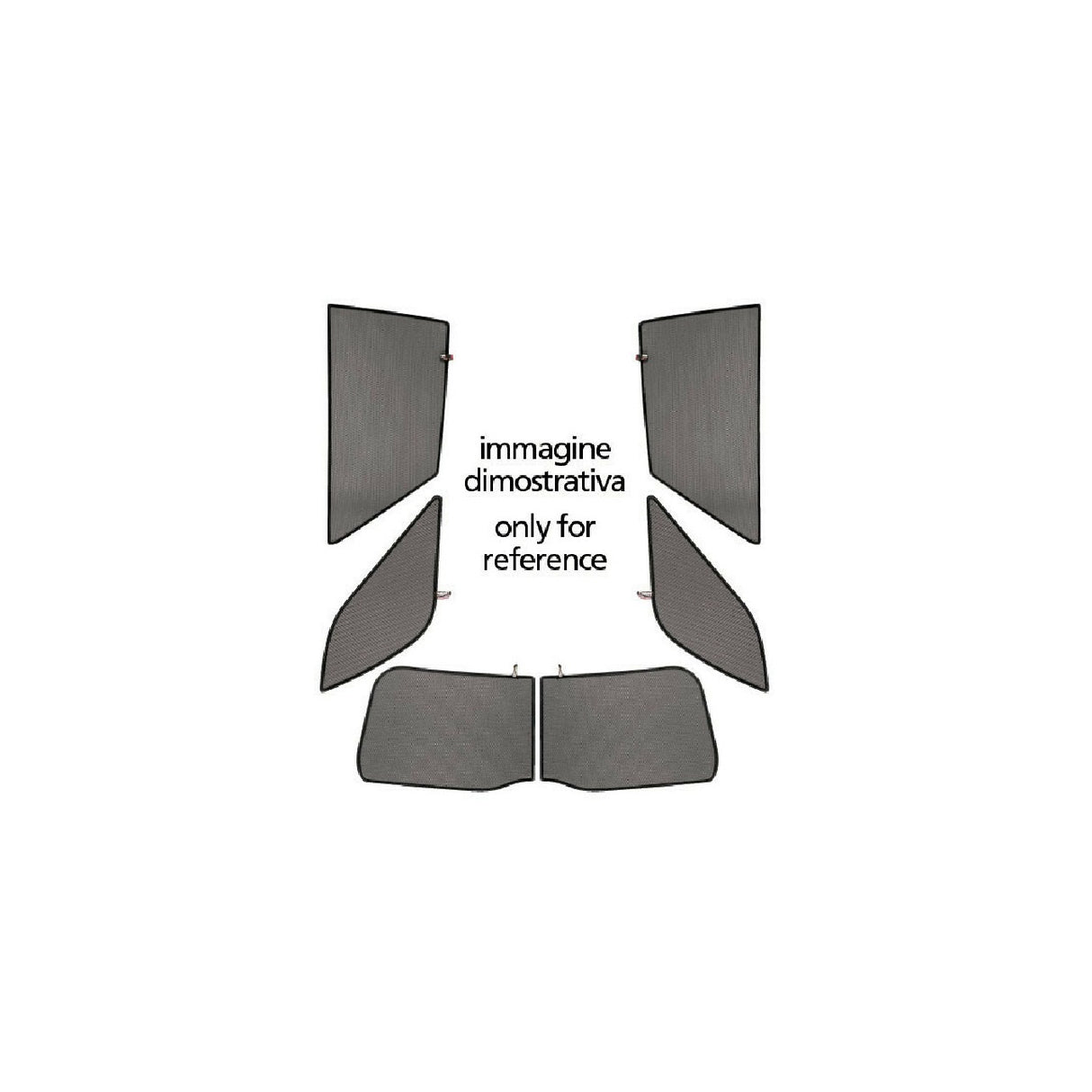 Sichtschutzblenden-Set für die Lampe - Nissan X-Trail (06/14>)