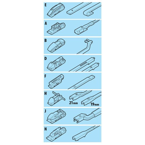 Lampa Raptor Hybrid, Scheibenwischerblatt – 45 cm (18 Zoll) – 1 Stück