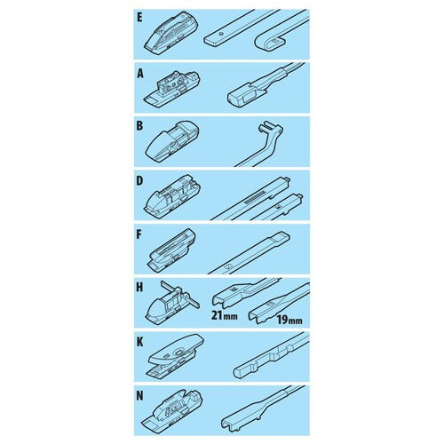 Lampa Raptor Hybrid, windshield wiper blade - 48 cm (19") - 1 pc