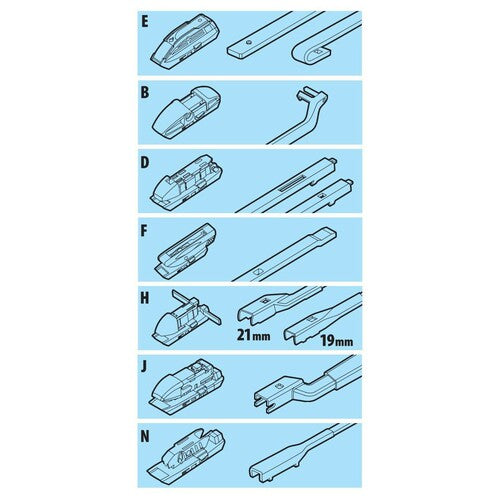 Lampa Raptor Hybrid, Scheibenwischerblatt – 51 cm (20 Zoll) – 1 Stück