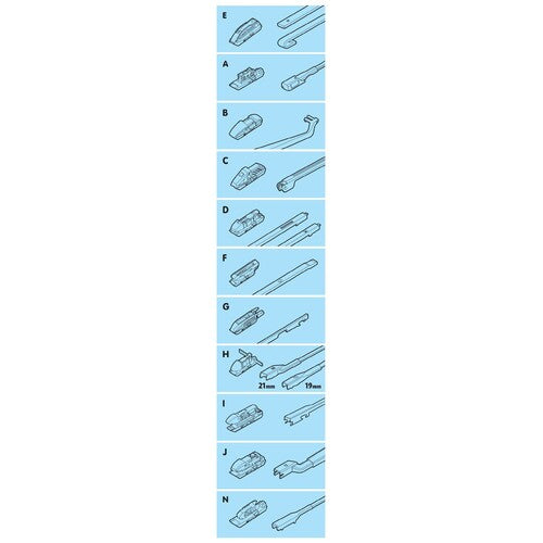 Escobilla limpiaparabrisas Skylon - 60 cm (24") - 1 pieza 19323