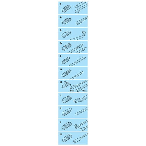 Escobilla limpiaparabrisas Skylon - 65 cm (26") - 1 ud. 19324