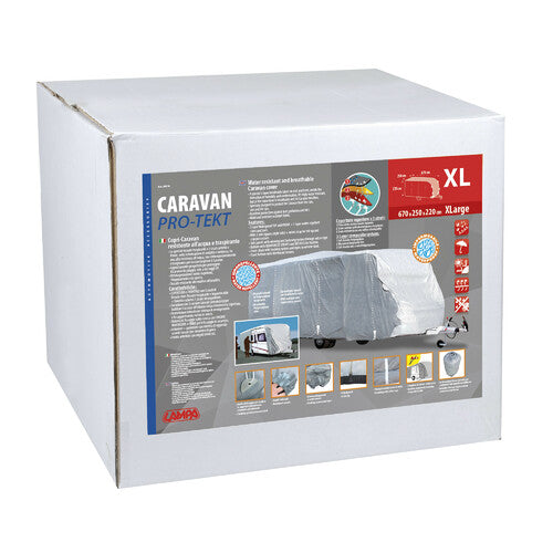 Lampa Pro-Tekt, copri-caravan resistente allacqua e traspirante - CR-XL 20218