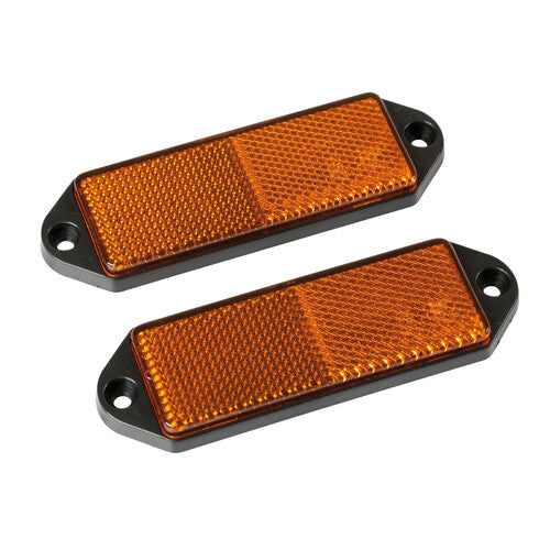 Rectangular Reflective Lamps - 90x35 mm - Orange