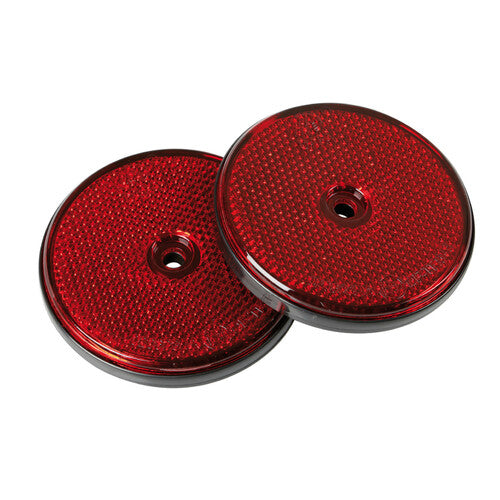 Round Reflector Lamp - 65 mm - Red
