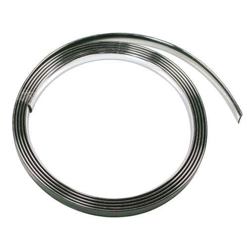 Perfil adhesivo cromado Pilot - 4 m - 21 mm