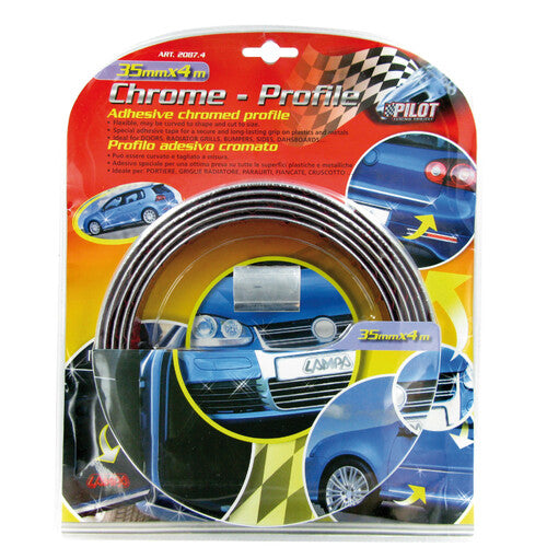 Pilot Chrom-Klebeprofil – 4 m – 35 mm