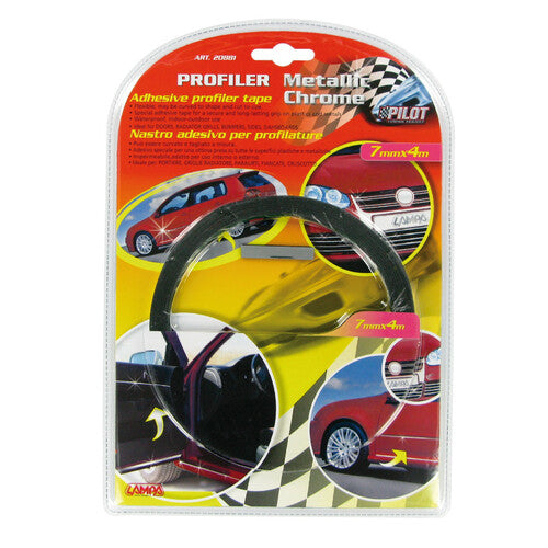 Pilot Profiler, verchromtes Profilband – 4 m – 7 mm