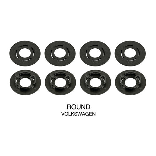 Lampa Clip fissaggio tappeti, set 4 pz - Tondo - Volkswagen 22996