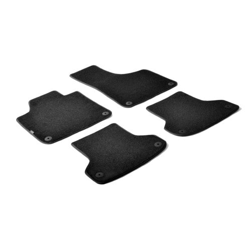 Black carpet mats Audi A3 3p 05/03>08/12 A3 Cabriolet 04/08>02/14