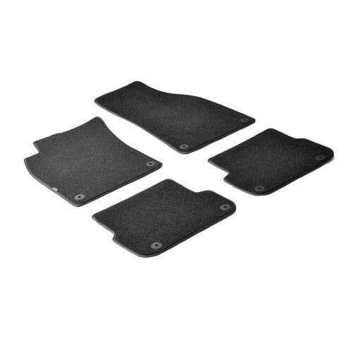 Black carpet mats Audi A6 4p 09/04>03/11 A6 Allroad 06/06>02/12