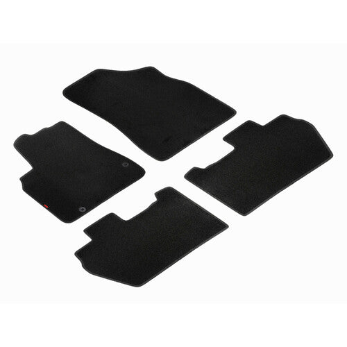 Schwarze Fußmatten für Citroën Berlingo 04/08>05/18 Multispace 04/08>08/18