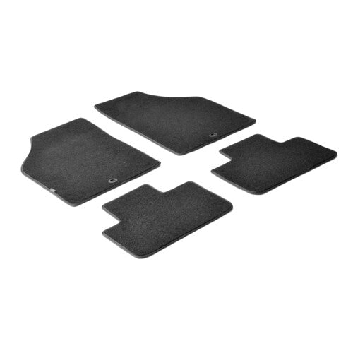 Schwarze Teppichmatten Fiat Punto 3p 09/99>08/09 Fiat Punto 5p 09/99>08/09